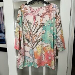 Soft Surroundings Beach Vibe Tunic NWT